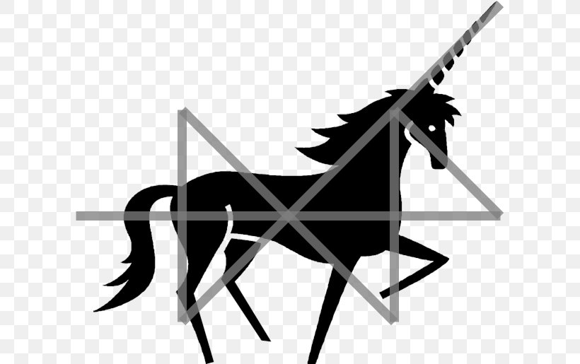 Mustang Halter Unicorn Clip Art, PNG, 606x515px, Mustang, Black, Black And White, Black M, College Download Free