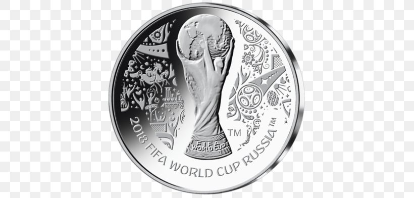 Coin Silver Medal Commemorative Medal, PNG, 400x392px, 2018 Fifa World Cup, Coin, Black And White, Commemorative Coin, Commemorative Medal Download Free