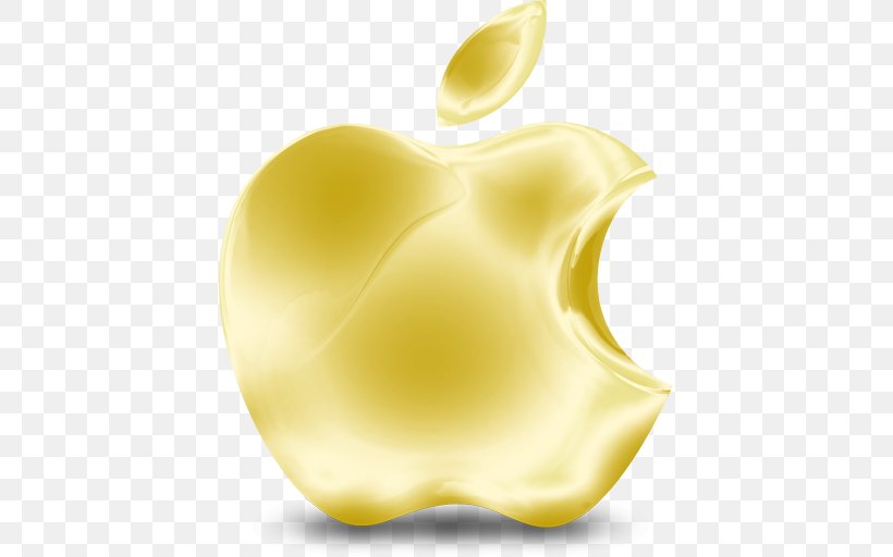 Apple Gold, PNG, 512x512px, Apple, Bookmark, Food, Gold, Icon Design Download Free