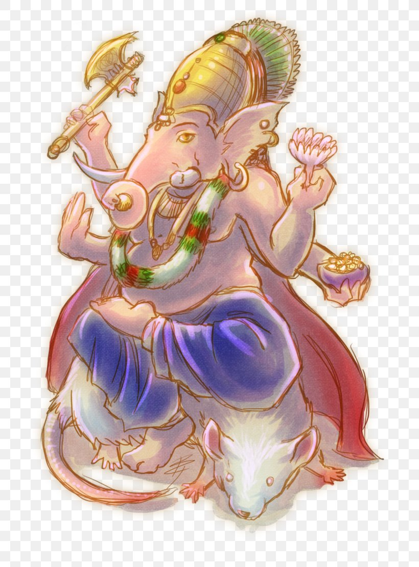 Ganesha Hanuman Kali Saraswati Diwali, PNG, 719x1111px, Ganesha, Art, Brahma, Deity, Diwali Download Free