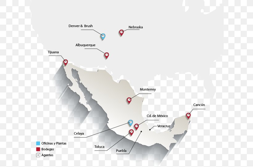 Mexico Map Paper Three-dimensional Space, PNG, 630x542px, Mexico, Area, Diagram, Map, Paper Download Free