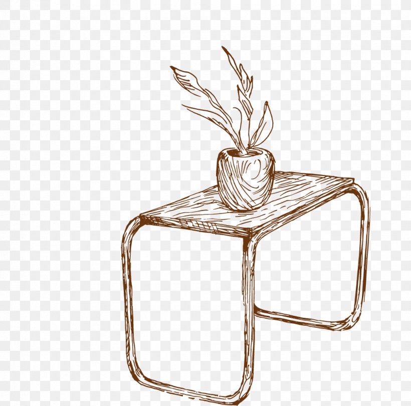 Table Drawing Download, PNG, 1029x1017px, Table, Art, Artworks, Chair, Drawing Download Free