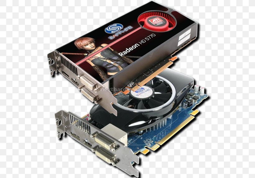 Graphics Cards & Video Adapters Radeon HD 5770 Radeon HD 5750 Sapphire Technology, PNG, 600x573px, Graphics Cards Video Adapters, Advanced Micro Devices, Amd Crossfirex, Ati Technologies, Computer Component Download Free