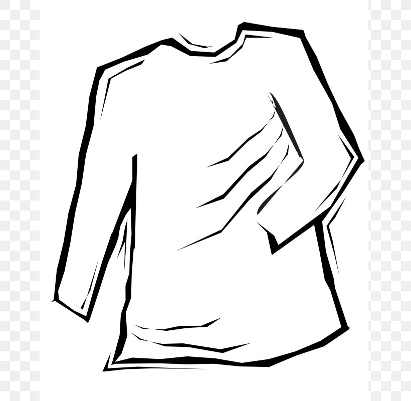 Long-sleeved T-shirt Clip Art, PNG, 661x800px, Tshirt, Area, Arm, Artwork, Black Download Free