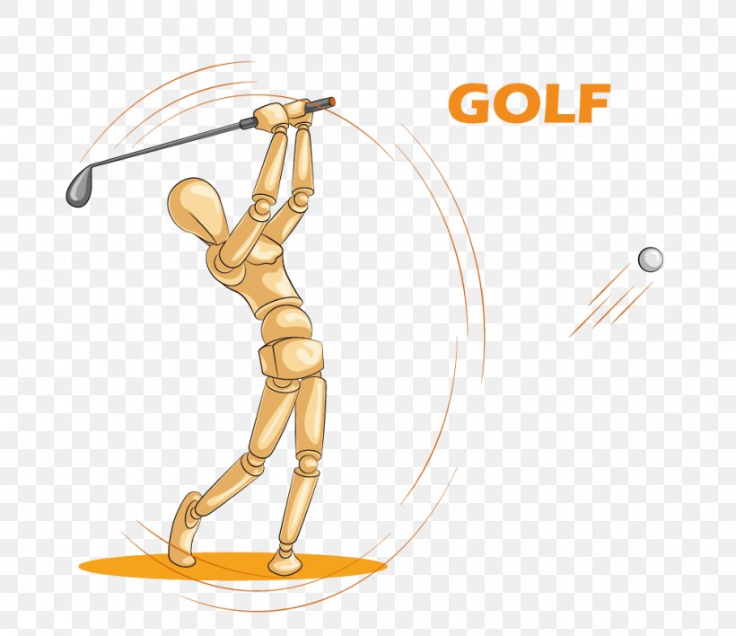 Golf Sport Euclidean Vector, PNG, 993x858px, Golf, Arm, Ball, Cartoon, Finger Download Free