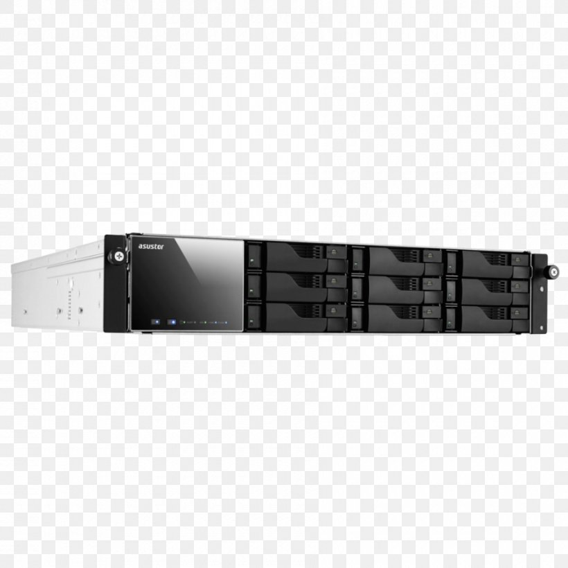 Network Storage Systems Computer Servers Computer Hardware Synology Inc. ASUSTOR AS-7012RDX NAS Server, PNG, 900x900px, 19inch Rack, Network Storage Systems, Asustor Inc, Computer Hardware, Computer Network Download Free
