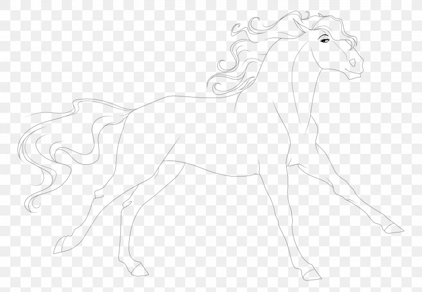 Stallion Mustang Mane Colt Halter, PNG, 2300x1596px, 2019 Ford Mustang, Stallion, Animal Figure, Artwork, Black And White Download Free