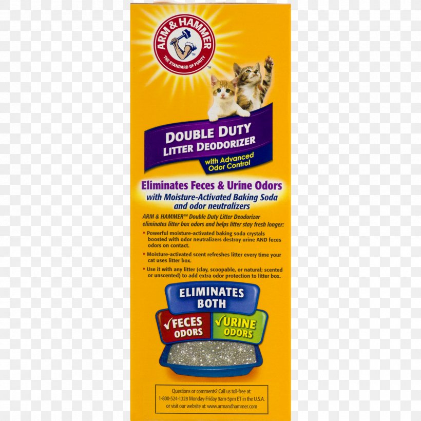 Arm & Hammer Cat Litter Trays Sodium Bicarbonate Odor, PNG, 1800x1800px, Arm Hammer, Advertising, Baking, Box, Brand Download Free