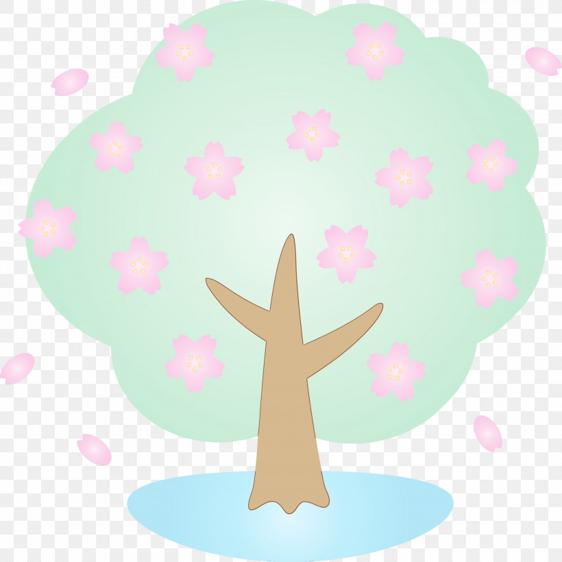 Pink Pattern Symbol Circle, PNG, 3000x3000px, Spring Flower, Cherry Flower, Circle, Paint, Pink Download Free