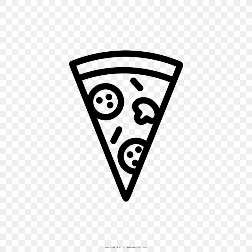 Pizza Delivery Drawing Coloring Book, PNG, 1000x1000px, Pizza, Area, Black And White, Brand, Coloring Book Download Free
