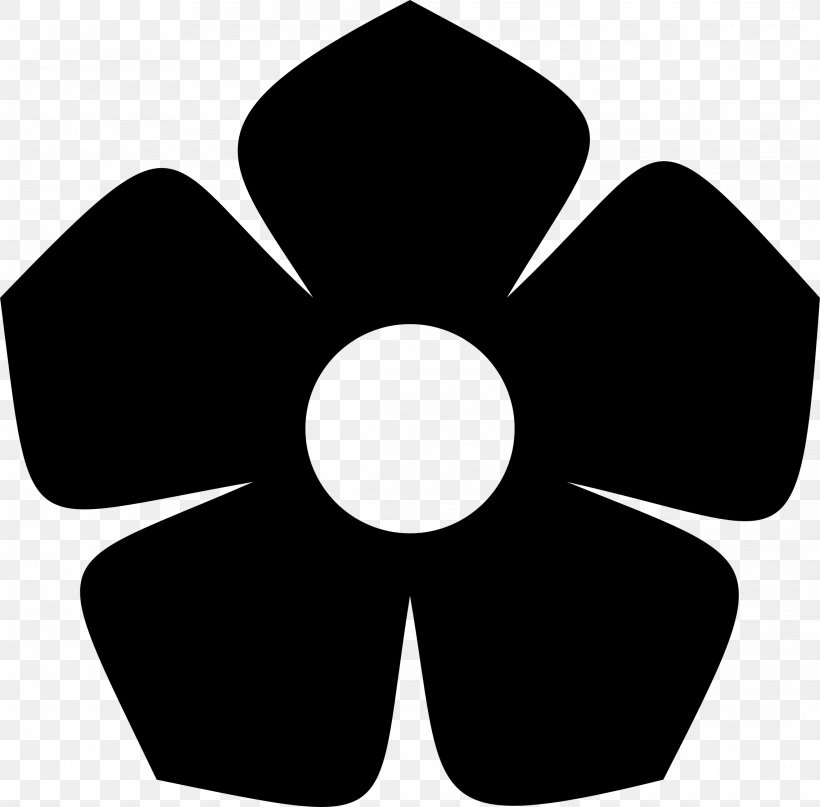 Silhouette Flower Clip Art, PNG, 2278x2242px, Silhouette, Black, Black And White, Drawing, Flower Download Free