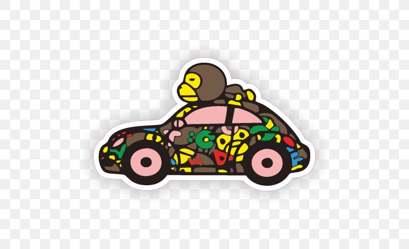 Sticker Decal A Bathing Ape Car Polyvinyl Chloride, PNG, 500x500px, Sticker, Adhesive, Automotive Design, Bathing Ape, Bumper Sticker Download Free