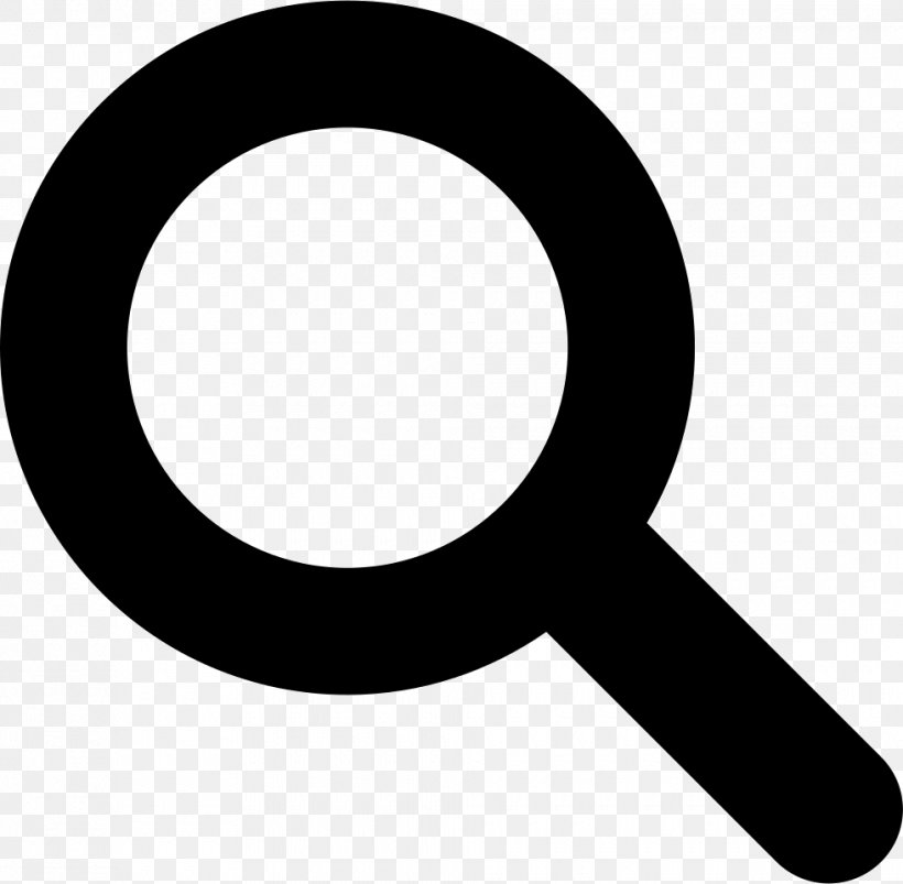 Download, PNG, 980x960px, Symbol, Black And White, Magnifying Glass, Organization, Search Box Download Free