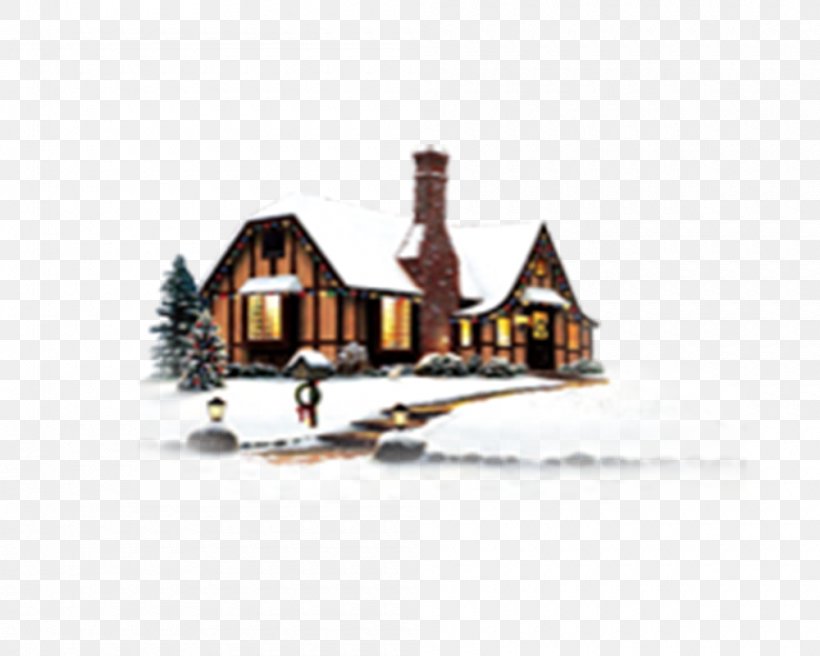 Snow Christmas, PNG, 1000x800px, Snow, Christmas, Drawing, Facade, Home Download Free