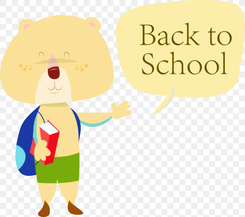 Back To School, PNG, 3000x2660px, Back To School, Behavior, Cartoon, Happiness, Human Download Free