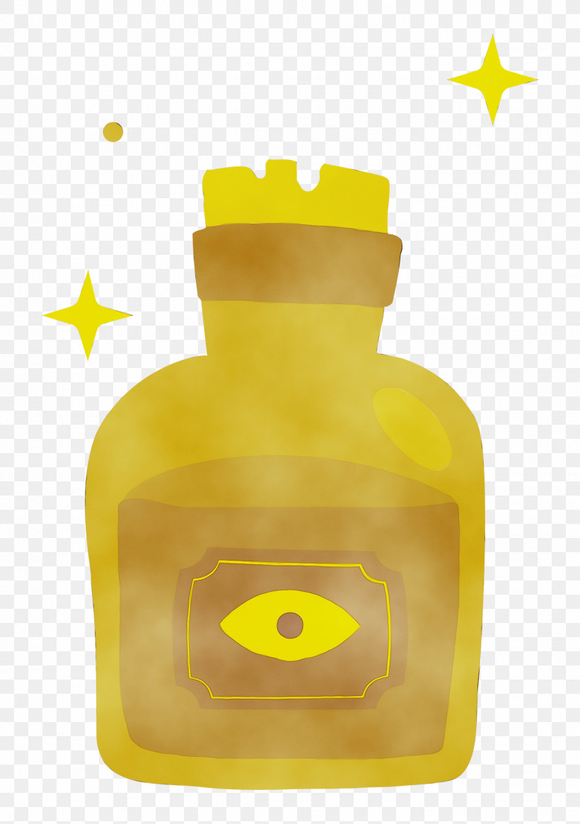 Glass Bottle Liquid Bottle Glass Yellow, PNG, 1761x2500px, Spooky Halloween, Bottle, Chemistry, Glass, Glass Bottle Download Free