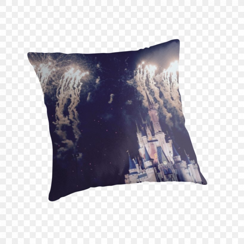 Magic Kingdom Cushion Throw Pillows Castle, PNG, 875x875px, Magic Kingdom, Castle, Cushion, Fireworks, Pillow Download Free