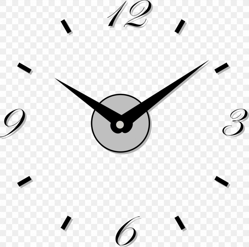 Alarm Clocks Design Clock Face, PNG, 2500x2488px, Clock, Alarm Clocks, Black And White, Brand, Clock Face Download Free