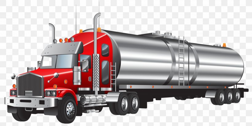 Car Tank Truck Fuel Tank Clip Art, PNG, 4000x2014px, Car, Cargo, Commercial Vehicle, Dump Truck, Freight Transport Download Free