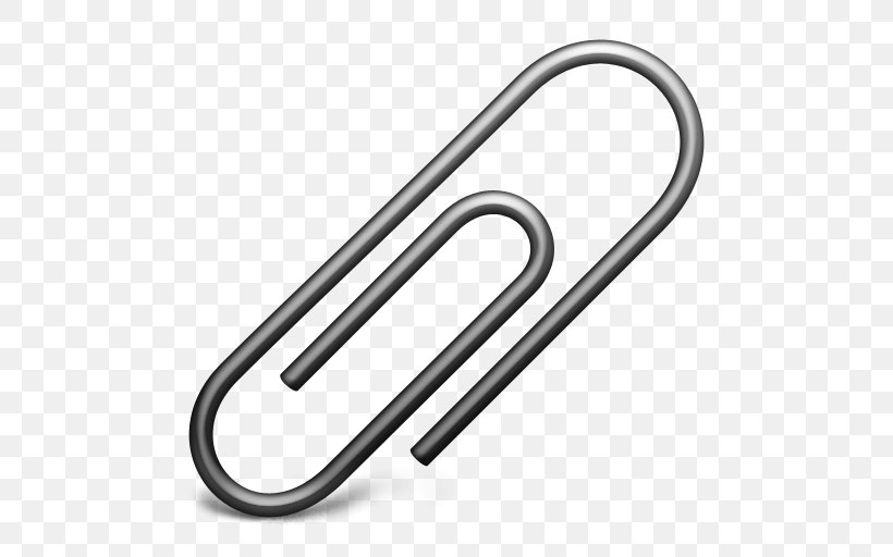 Email Attachment Clip Art Paper Clip, PNG, 512x512px, Email Attachment, Document, Email, Icon Design, Metal Download Free