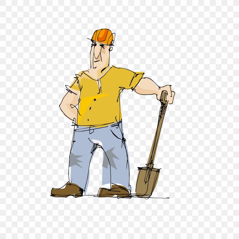 Laborer Clip Art, PNG, 1500x1500px, Laborer, Cartoon, Clothing, Construction Worker, Drawing Download Free