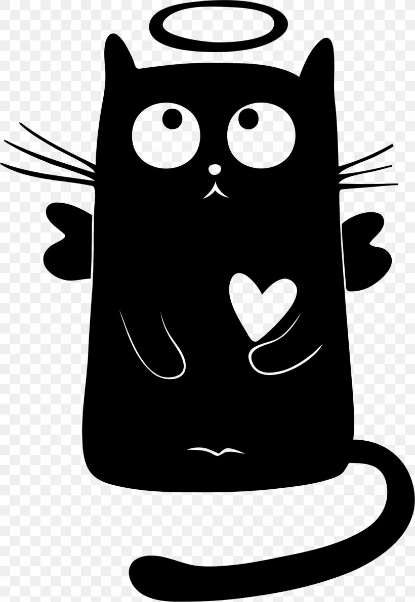 Feral Cat Felidae Kitten Black Cat, PNG, 1552x2255px, Cat, Angel, Animal Rescue Group, Artwork, Black Download Free