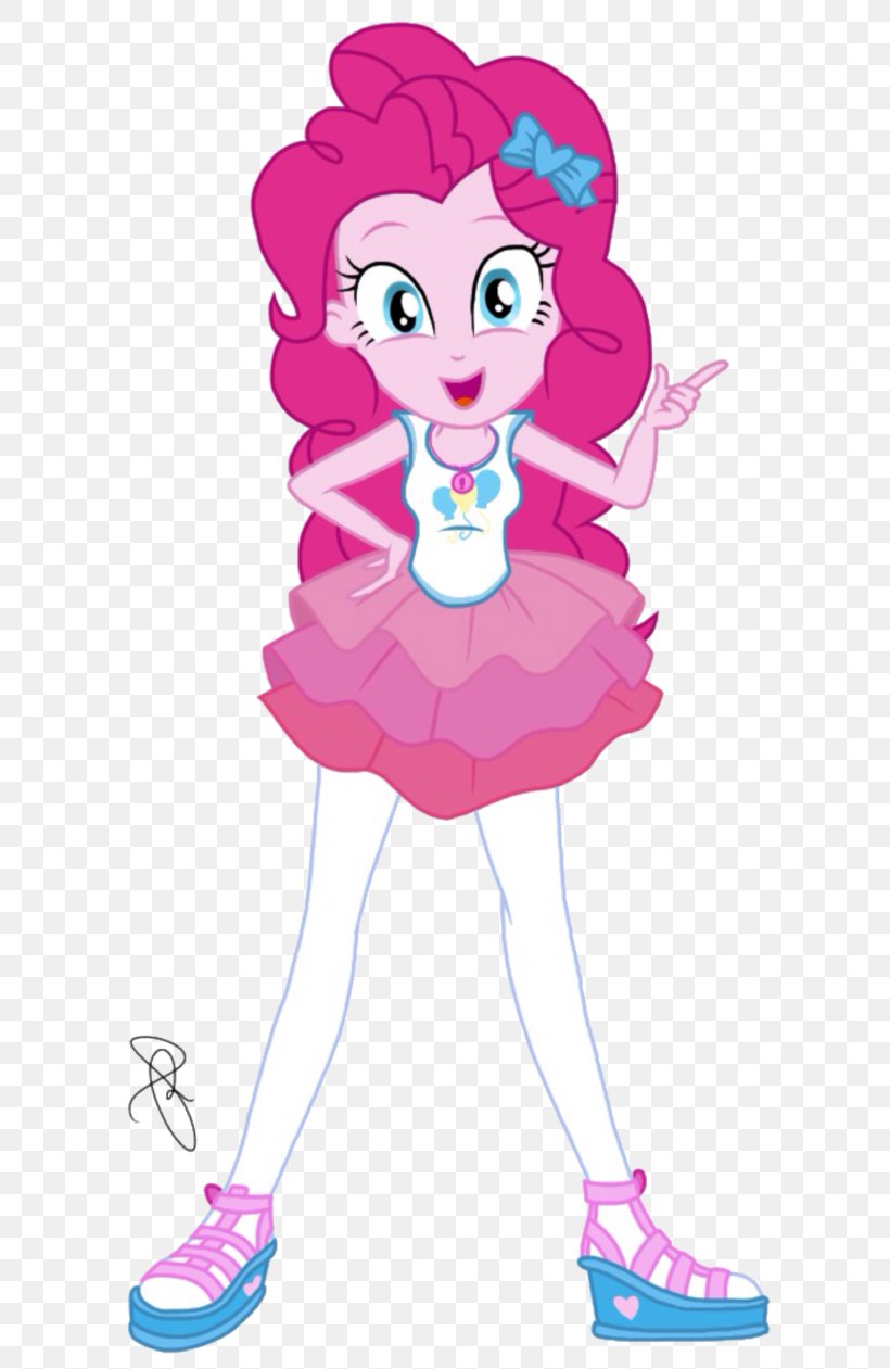 Pinkie Pie My Little Pony: Equestria Girls Rarity, PNG, 634x1261px, Watercolor, Cartoon, Flower, Frame, Heart Download Free