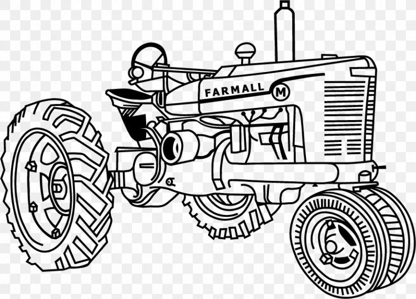 Car Motor Vehicle Tractor Automotive Design /m/02csf, PNG, 854x615px, Car, Auto Part, Automotive Design, Black And White, Drawing Download Free