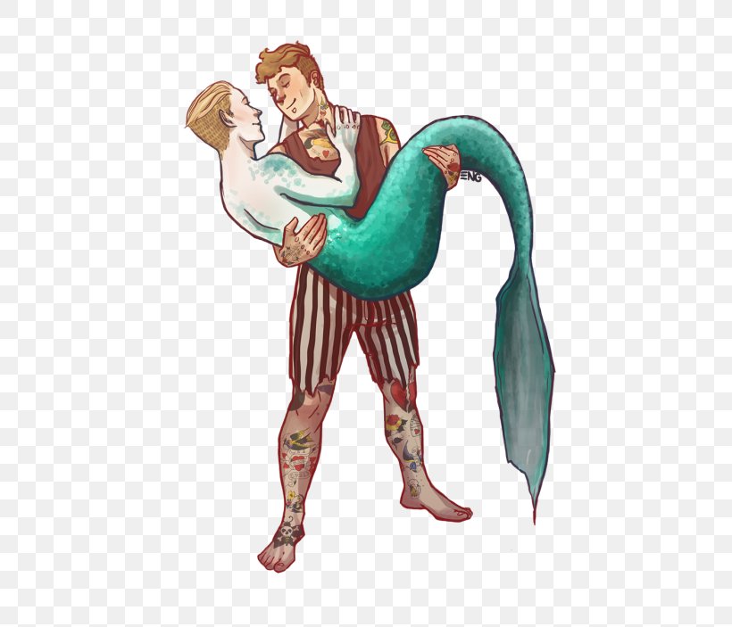 Mermaid Legendary Creature Merman Fairy Tale, PNG, 500x703px, Watercolor, Cartoon, Flower, Frame, Heart Download Free