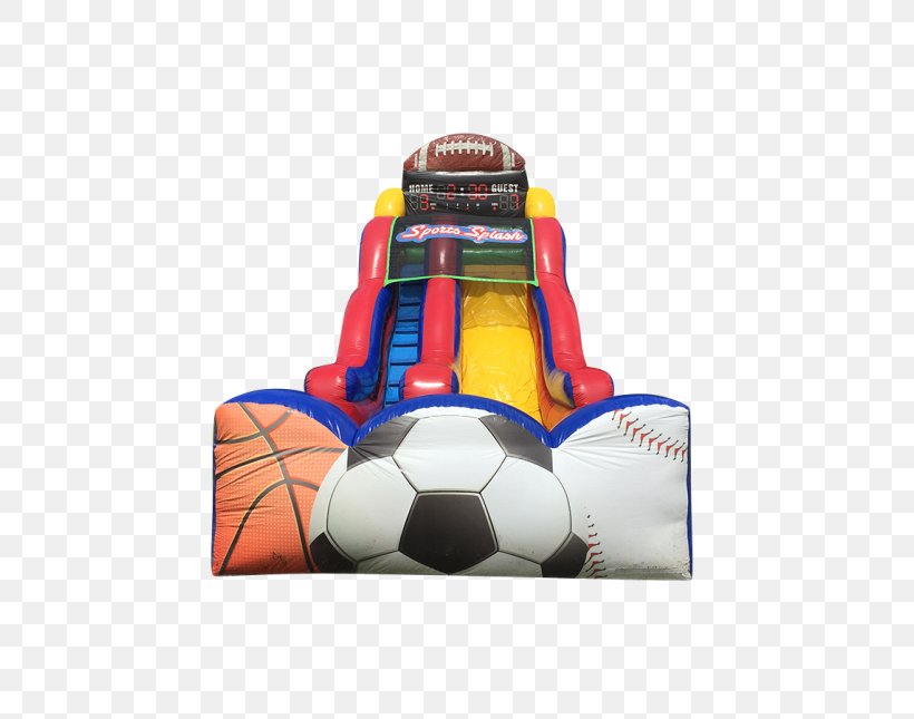 Texas Party Jumps Sports Splash Inflatable Playground Slide, PNG, 500x645px, Texas Party Jumps, Baseball, Basketball, Football, Games Download Free