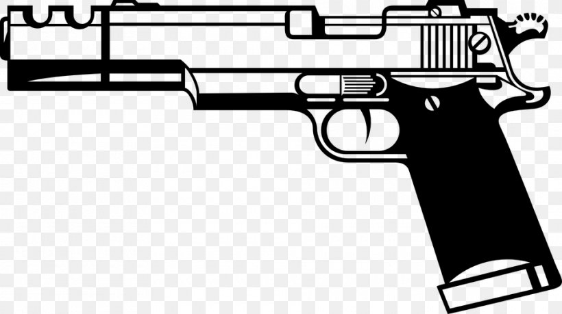 Firearm Pistol Gun Clip Art, PNG, 960x538px, Watercolor, Cartoon, Flower, Frame, Heart Download Free