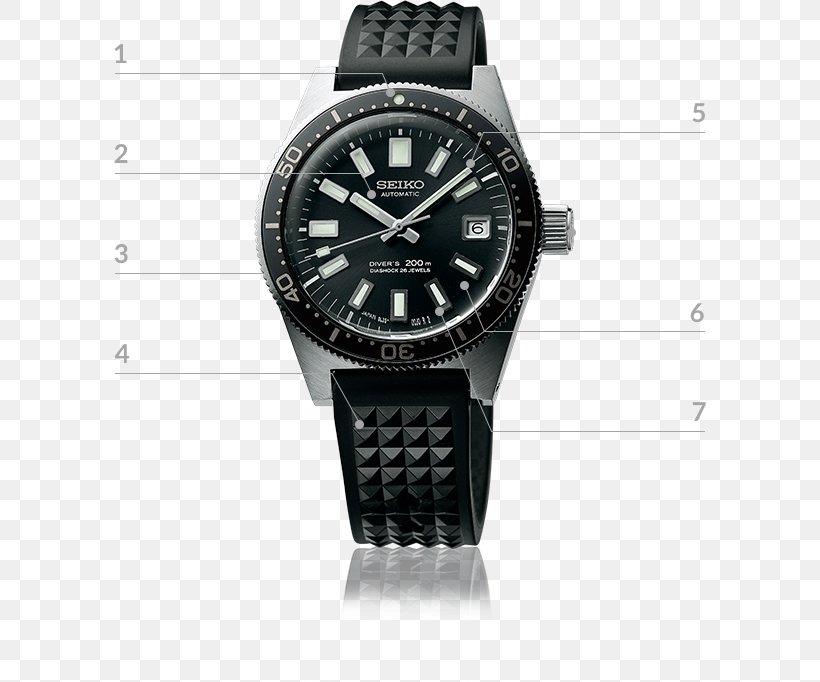 Diving Watch Seiko セイコー・プロスペックス Automatic Watch, PNG, 592x682px, Diving Watch, Automatic Watch, Black, Brand, Bulova Download Free