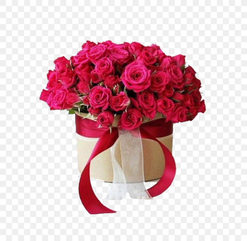 Flower Bouquet Garden Roses Box V Korobke, PNG, 800x800px, Flower Bouquet, Artificial Flower, Basket, Bloemisterij, Blomsterbutikk Download Free
