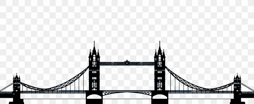 Tower Bridge Wall Decal Shelf Wallpaper, PNG, 1920x793px, Tower Bridge, Accent Wall, Area, Black, Black And White Download Free