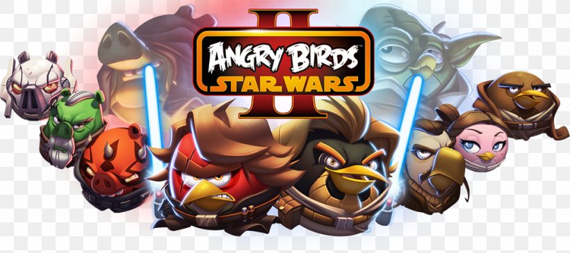 Angry Birds Star Wars II Mace Windu Anakin Skywalker Palpatine, PNG, 1000x445px, Angry Birds Star Wars, Anakin Skywalker, Angry Birds Star Wars Ii, Bird, Count Dooku Download Free