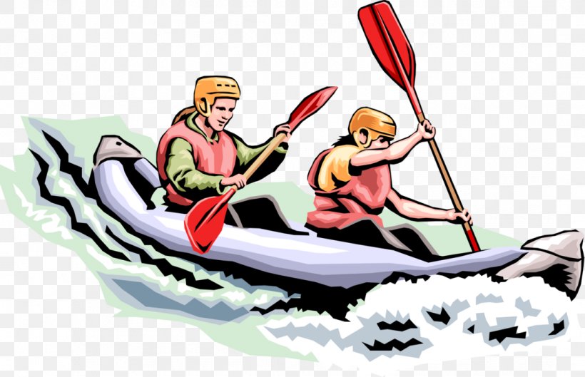 Clip Art Rafting Whitewater Kayak Image, PNG, 1084x700px, Rafting, Boat, Boating, Canoe, Cartoon Download Free