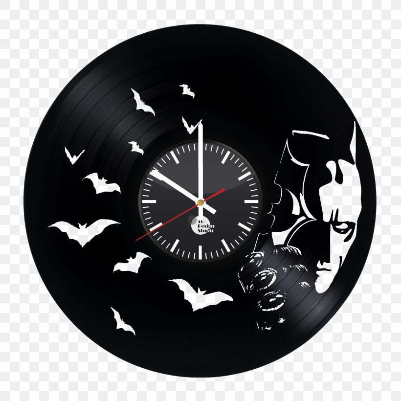 Room Phonograph Record Wall Decal Clock Batman, PNG, 4016x4016px, Room, Batman, Clock, Decorative Arts, Gift Download Free