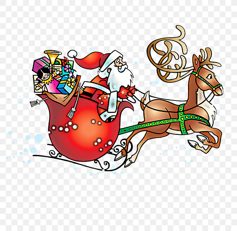 Santa Claus, PNG, 800x800px, Cartoon, Santa Claus, Vehicle Download Free