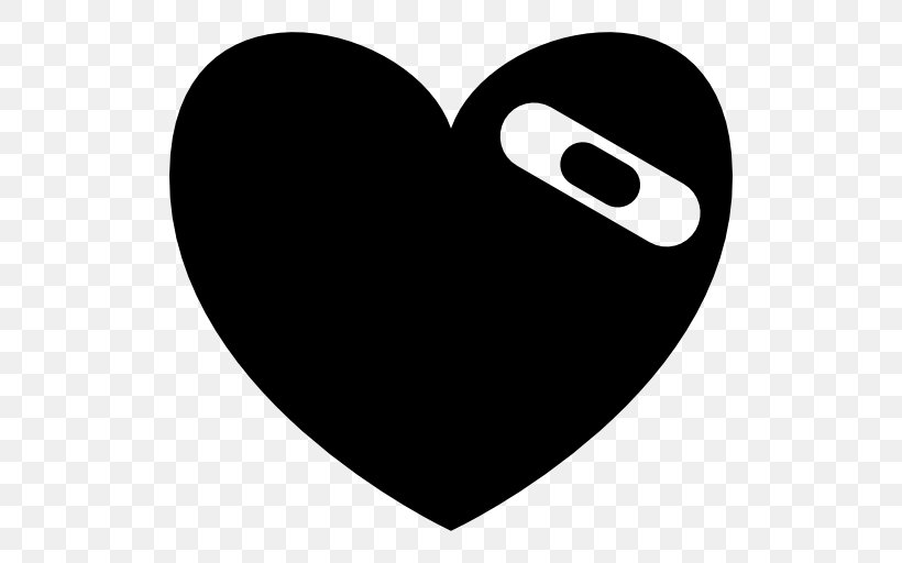 Heart Silhouette Clip Art, PNG, 512x512px, Heart, Black And White, Love, Royaltyfree, Shape Download Free