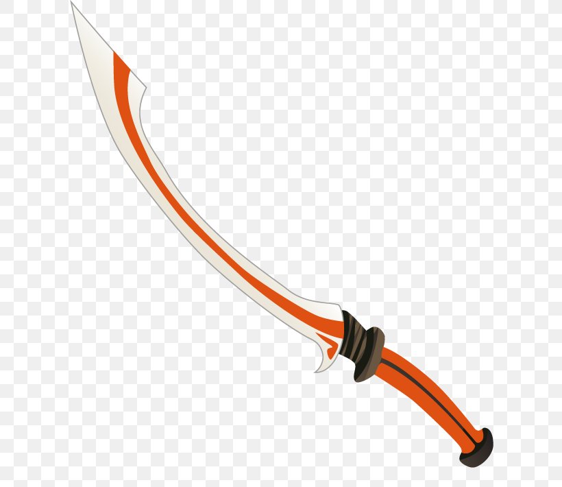 Sword Line, PNG, 730x710px, Sword, Cable, Cold Weapon, Diagonal Pliers, Orange Download Free