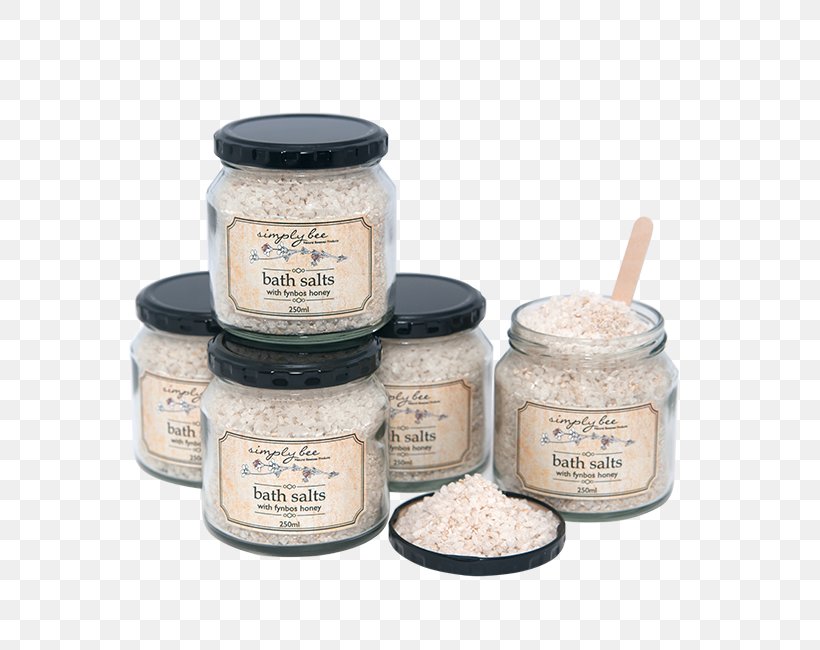 Bath Salts Bathing Fleur De Sel Honey, PNG, 650x650px, Bath Salts, Bathing, Bee, Beeswax, Flavor Download Free