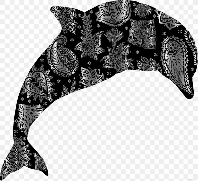 Floral Ornament CD-ROM And Book Dolphin Vector Graphics Clip Art Borders And Frames, PNG, 2350x2150px, Floral Ornament Cdrom And Book, Black And White, Borders And Frames, Dolphin, Headgear Download Free