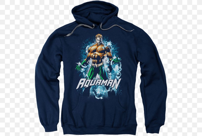 Hoodie T-shirt Aquaman Sweater Bluza, PNG, 555x555px, Hoodie, Aquaman, Bluza, Brand, Clothing Download Free