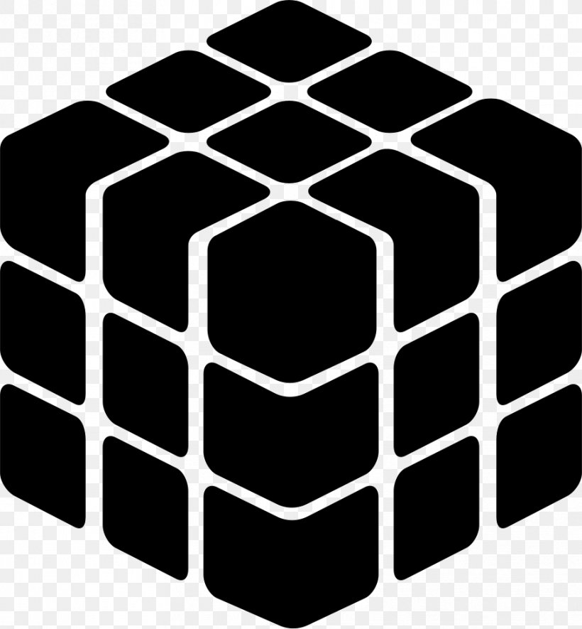 Rubik's Cube Geometry, PNG, 908x981px, Cube, Black, Black And White, Dimension, Game Download Free