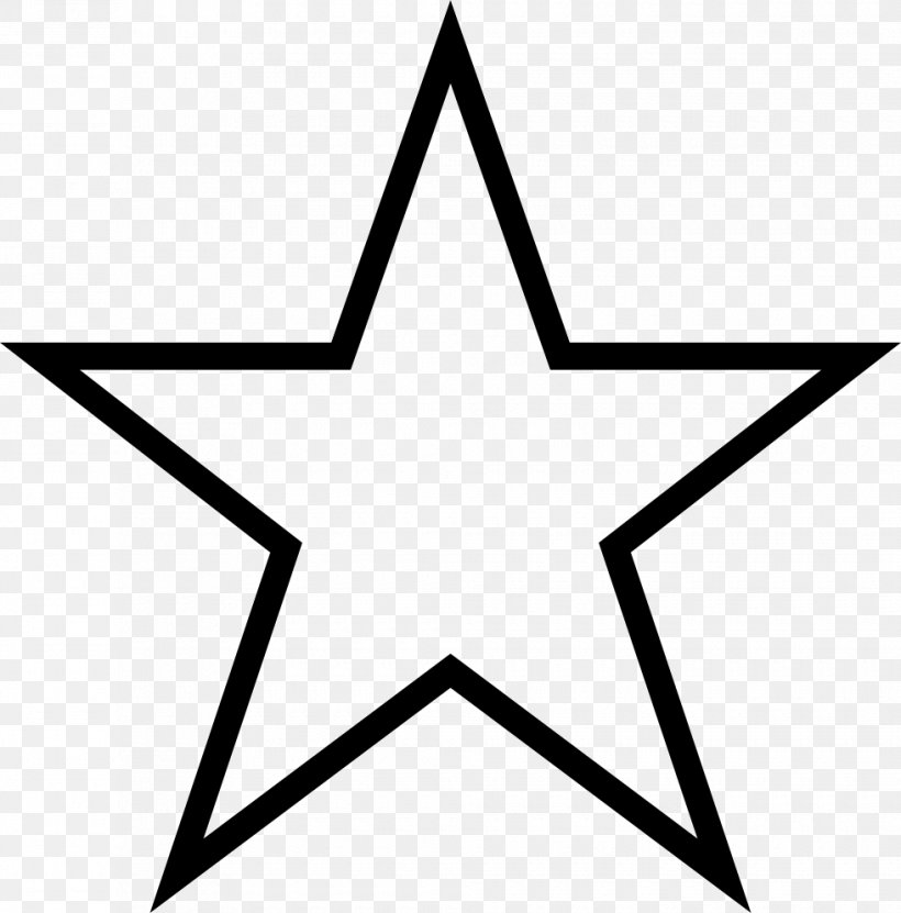 Star Black And White Clip Art, PNG, 980x994px, Star, Area, Astronomy, Black, Black And White Download Free