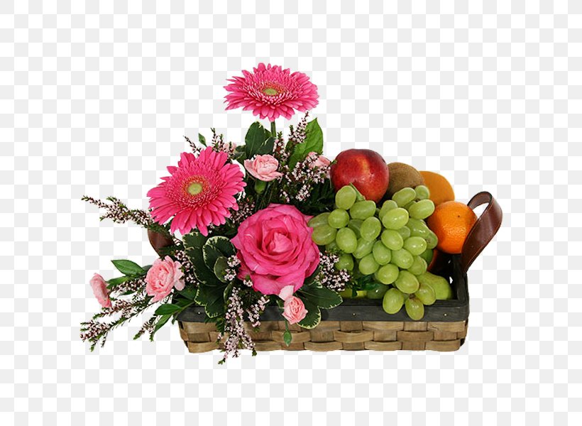 Food Gift Baskets Flower Fruit, PNG, 600x600px, Food Gift Baskets, Artificial Flower, Basket, Birthday, Blue Rose Download Free