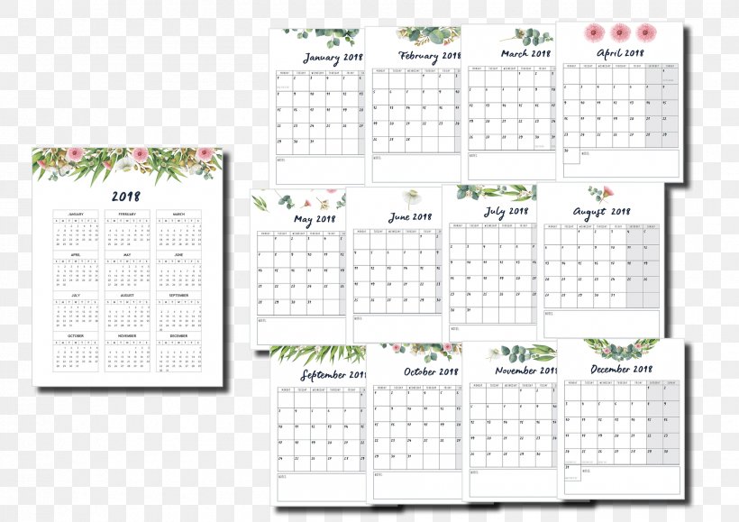 Calendar Date 0 December 1, PNG, 1800x1273px, 2017, 2018, Calendar, Aesthetics, Area Download Free