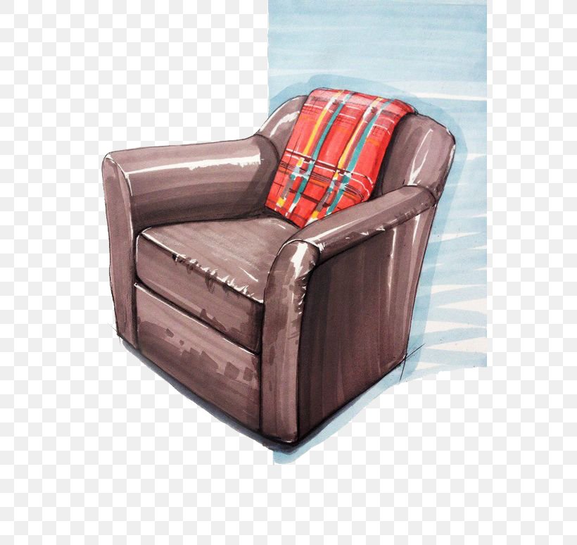 Drawing Interior Design Services Furniture Sketch, PNG, 564x774px, Drawing, Art, Car Seat Cover, Chair, Club Chair Download Free