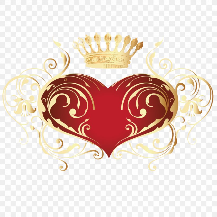 I Love Red And Gold Crown, PNG, 1800x1800px, T Shirt, Chai Deaw, Color, Gift, Gold Download Free