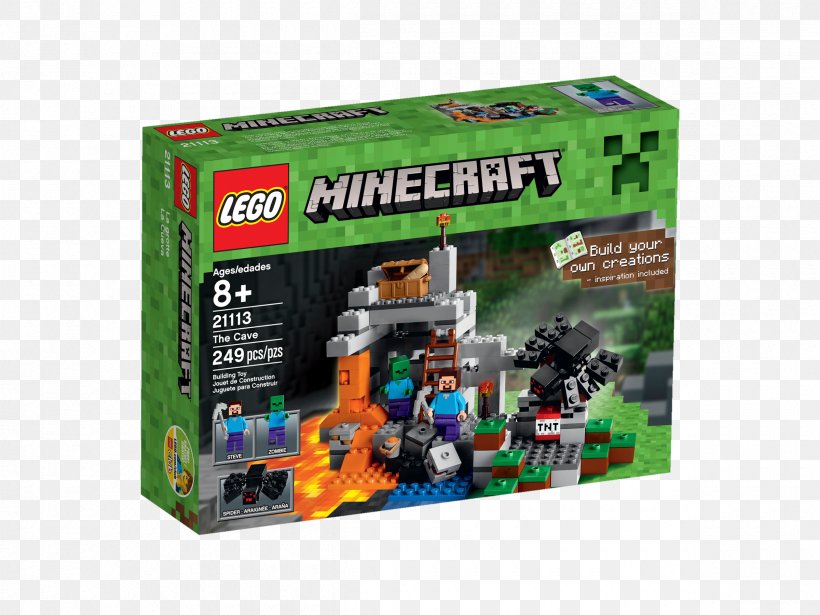 Lego Minecraft Amazon.com LEGO 21113 Minecraft The Cave, PNG, 2400x1800px, Minecraft, Amazoncom, Lego, Lego 21113 Minecraft The Cave, Lego Company Corporate Office Download Free